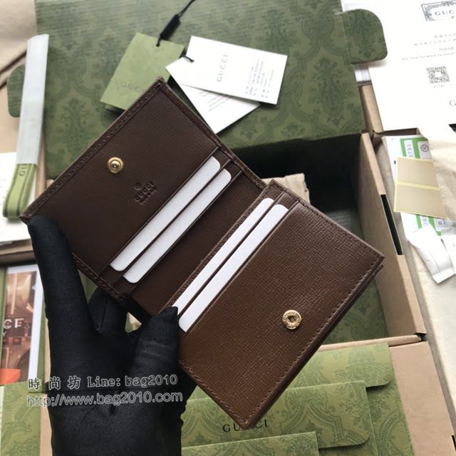 Gucci原厂皮包包 古驰女Jackie 1961马衔扣翻盖钱包 Gucci短夹零钱包 621887  gdj1730